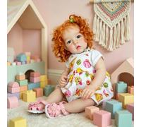 RXDOLL Bebé Reborn Realista de 28 Pulgadas, Cuerpo de Tela Ponderado, Muñeca Reborn Lifelike con Ojos Abiertos, Muñecas Recién Nacidas Hechas a Mano, Bebés de Silicona