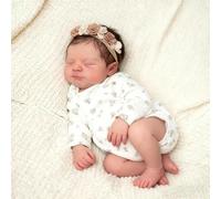 RXDOLL Bebe Reborn Silicona Cuerpo Complet 45CM Muñecas Bebe Reborn Niña Realista, Reborns Silicona Cuerpo Completo, Bebés Réborn De Silicone, Juguetes de Navidad