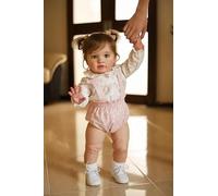 RXDOLL Muñeca de bebé Reborn de 26 Pulgadas, tamaño Grande, muñeca Realista de bebé de tamaño Real, niña de pie, muñeca de bebé recién Nacida para niñas de 3 años en adelante