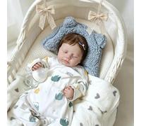RXDOLL Muñeca de bebé recién nacida de vinilo de cuerpo completo de 20 pulgadas, muñecas realistas recién nacidas que se ven reales, muñeca de bebé anatómicamente correcta, juguete de silicona