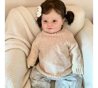 RXDOLL Muñecas de bebé Reborn de 20 pulgadas, muñeca de vinilo de cuerpo completo, muñecas realistas recién nacidas que se ven reales, muñeca de bebé recién nacida realista anatómicamente correcta