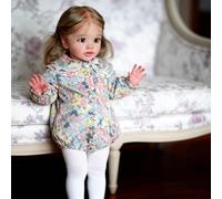RXDOLL Muñecas de bebé Reborn de Gran tamaño de 26 Pulgadas, Realista, de Tela, con Peso, de Silicona, para niñas de 3 años o coleccionistas