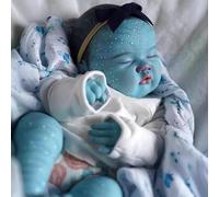 RXDOLL Muñecas de bebé Reborn realistas de 19 Pulgadas Avatar Baby Doll Realista Cuerpo de Tela para recién Nacidos, Vida Real como muñecas de bebé Que se Ven Reales de Silicona Suave y Avatar