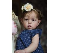 RXDOLL Muñecas de bebé Reborn realistas, muñecas de bebé de la vida real de 20 pulgadas que parecen cuerpo de tela suave real, muñeca de silicona realista con peso para niños y coleccionistas