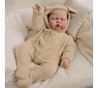RXDOLL Muñecas de bebé recién nacido durmiendo Pickle Boy de 48 cm, muñecas realistas recién nacidas que parecen reales; muñeca de bebé recién nacida de la vida real, muñeca de bebé prematuro con