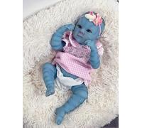 RXDOLL Muñecas realistas de bebé Reborn de silicona de cuerpo completo para niñas, muñecas de bebé avatar de la vida real que se ven reales de vinilo de silicona completa, muñeca realista de avatar