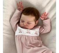 RXDOLL Muñecas realistas de bebé recién nacido de 20 pulgadas y 50 cm, muñeca de bebé recién nacida de tela suave con peso corporal que se ven de silicona de la vida real para niños a partir de 3 años