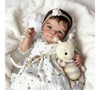 RXDOLL Muñecas realistas de silicona de cuerpo completo de 18 pulgadas, muñeca de bebé realista de la vida real, muñeca de bebé de la vida real que se ve real muñeca Reborn realista