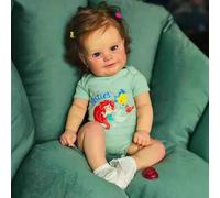RXDOLL Muñecas realistas de vinilo de cuerpo completo para niña recién nacida, 20 pulgadas, anatómicamente correcta, de silicona, para bebés recién nacidos, lavables, realistas con cabello enraizado