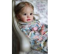 RXDOLL Muñecas realistas Reborn de 26 pulgadas, muñecas de bebé recién nacidas de gran tamaño que se ven reales hechas a mano, de vinilo suave, realista, juego de regalo para niños de 3 años en