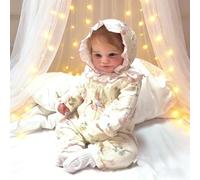 RXDOLL Muñecas realistas Reborn de silicona de cuerpo completo, muñeca de bebé realista de 20 pulgadas que se ve princesa recién nacida real con cabello enraizado a mano para regalos de cumpleaños de