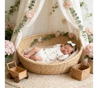 RXDOLL Muñecas realistas Reborn de silicona de cuerpo completo, muñeca de bebé recién nacida realista de 18 pulgadas, vinilo suave, hecho a mano, lavable, muñecas Reborn de la vida real con kit de