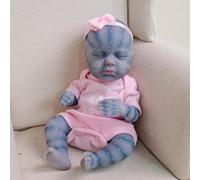 RXDOLL Pequeñas muñecas de bebé Avatar Reborn de silicona de cuerpo completo de 12 pulgadas, mini muñecas realistas de bebé prematuro que se ven de la vida real, muñeca de silicona avatar, juguete