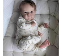 RXDOLL Real Life Reborn Baby Dolls Girl - Muñeca de silicona de cuerpo completo de vinilo de 20 pulgadas, anatómicamente correcto, impermeable, realista, muñecas de bebé recién nacidas, juguetes de