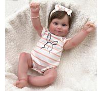 RXDOLL Reborn Baby Dolls Maddie - Muñeca realista de 20 pulgadas con ojos abiertos, muñecas de bebé realistas que se ven reales con cuerpo de tela suave
