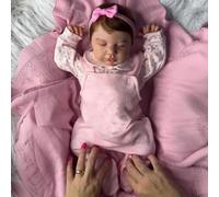 RXDOLL Reborn Baby Dolls - Muñeca de silicona de cuerpo completo de 20 pulgadas, anatómicamente correcta, muñeca de bebé recién nacida durmiendo, muñecas de bebé recién nacidas y niñas