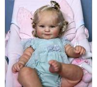 RXDOLL Reborn Baby Dolls - Muñeca de Silicona de Cuerpo Completo de 20 Pulgadas, muñecas de bebé de la Vida Real Que se Ven Reales; muñeca recién Nacida Sonriente anatómicamente Correcta, Regalo para
