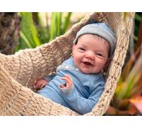 RXDOLL Reborn Baby Dolls - Muñeca sonriente realista de tela suave de 20 pulgadas que parece una vida real, bebés prematuros, recién nacidos, regalos para niños