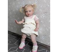 RXDOLL Reborn Baby Dolls - Muñecas de bebé de 26 Pulgadas de tamaño Grande, muñecas de bebé de Cuerpo Suave y Realista Que se Ven de Silicona Real con Juguete de alimentación para niñas de 3 años en