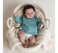RXDOLL Reborn Baby Dolls - Muñecas de silicona de cuerpo completo, lavable anatómicamente correcto, de vinilo suave, muñecas de bebé realistas de la vida real con cabello enraizado para niños a partir