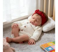 RXDOLL Reborn Baby Dolls Sleeping Girl - Muñeca de cuerpo completo de vinilo de silicona de 20 pulgadas, muñecas de bebé de la vida real, muñeca recién nacida anatómicamente correcta, lavable con