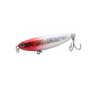 Rxgiasup 6G/12G Topwater - Señuelo de pesca con anzuelos triples - Walk The Dog Hard Baits Señuelos de pesca de agua salada