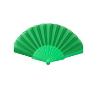 Rxgiasup Abanico plegable a mano grande chino abanico de tela para danza fiesta boda regalo manualidades decoración del hogar abanicos plegables de plástico