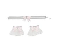 [Rxgiasup] Accesorios de disfraz de gato Lolita Encaje Pulsera Collar Gargantilla Collar Halloween Cosplay Adultos Niños Gatos Accesorios