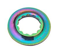 Rxgiasup Aleación de aluminio Centerlock Frenos de disco Cubierta de anillo de bloqueo para carreteras/bicicletas de montaña. Freno de bicicleta mejorado. Anillo de cierre mejorado