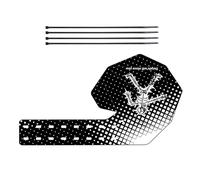 Rxgiasup Bicicleta de carretera desviador trasero placa de protección bicicletas rueda trasera guardabarros reemplazo barro prevenir placa de protección bicicletas guardabarros