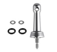 Rxgiasup Carretes de pesca Soporte equipado con junta y anillos de goma aluminio rueda equilibrio componente de varilla