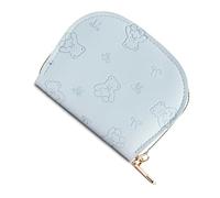 [Rxgiasup] Carteras para mujeres con portatarjetas con oso y arco decorativo Monedas amplias compartimentos prácticos adornos para mujeres para una gestión eficiente del dinero, C