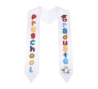 Rxgiasup Cinturón de graduación para niños, bufanda de satén modificable, respetuoso con el medio ambiente, sustancia segura para premios escolares, festividades familiares, ceremonias de graduación