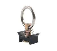 Rxgiasup Conector de riel L resistente a la erosión, 4000 LB, límite de rotura de montaje, puntos de amarre para UTV fusible de puntos de amarre