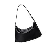 [Rxgiasup] Elegante textura de cuero PU asa superior bolsa de contorno eficiente decoración perfecta para el trabajo reunión asunto social simple bolso de mano de arquitecto, Negro 10 piezas