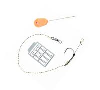 Rxgiasup Equipo de Pesca Incluyen Gancho Boilie Cuerda De Parada Y Aguja De Señuelo 2#/4#/6#/8# Preatado Cebo Aparejos Cabello