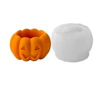 Rxgiasup Flexible Spectrals Marco de calabaza para manualidades de velas y jabones resistente al calor, juego de proyectos de manualidades de temporada, decoración de fiesta de Halloween, manualidades