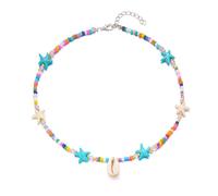 Rxgiasup Gargantilla de concha natural de moda, ideal para vacaciones en la playa e ideas de regalos únicos, estilos de accesorios, One Size, como se describe, como se describe