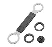 Rxgiasup Herramienta de anillo de seguridad universal para bicicleta, incluye látigo de cadena y llave inglesa para el mantenimiento de bicicletas multifuncional reparación de bicicletas