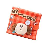 Rxgiasup Juguete sensorial para perros olfateando libros y actividad chirriante para razas pequeñas y grandes, estimulación mental del olfateo de perros