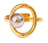 Rxgiasup Línea irregular de acero inoxidable correa apilable accesorios para dedos ligeros anillos de apertura ajustables accesorios joyería moderna calada, como se describe