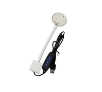 Rxgiasup Luz LED multicolor para acuarios con diseño de clip de control de brillo automático, alimentado por USB, ahorro de energía, lámpara de atenuación inteligente para acuarios