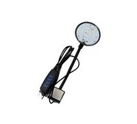 Rxgiasup Luz LED multicolor para acuarios con diseño de clip de control de brillo automático, alimentado por USB, ahorro de energía, lámpara de atenuación inteligente para acuarios