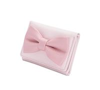 [Rxgiasup] Monedero de cuero de PU cambiante moda triple cartera cartera corta tarjetero dulce bowes viaje tres pliegues corto de piel cambiante bolsa de dulces tarjetas, Yellow-150