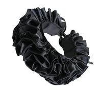 [Rxgiasup] Mujeres cuello redondo redondo cuello falso satén correa ajustable chal chal payaso gargantilla isabel victoriano disfraz halloween gótico cuello accesorios, フリーサイズ