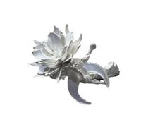 [Rxgiasup] Night Bloom Celeus Flower Anillo ajustable para mujeres Cobre robusto Diseño de moda Accesorios de joyería de diseño de moda para el uso diario Elegante Anillo floreciente