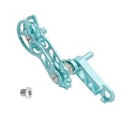 Rxgiasup Tensor de cadena de aleación de aluminio ligero Ciclismo doble resorte de una sola velocidad tensor de bicicleta de montaña Ajustador de velocidad única