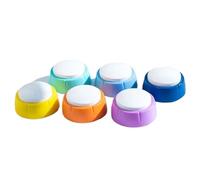 RXJMKCZ Botones de conversación de comunicación for Mascotas, grabadora de Voz for Perros y Gatos, clics de Sonido de Timbre for Entrenamiento(Only Buttons,9pcs)