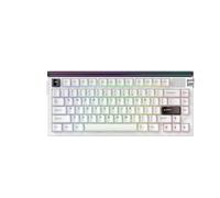 RXJMKCZ Compatible con Teclado magnético for Juegos por Cable Attack R85/R85HE, 0.005mm RT, 8K+Hz, 256K RGB, Caja de luz de neón for Deportes electrónicos(R85HE White)