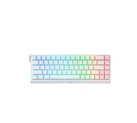 RXJMKCZ Compatible con Teclado magnético for Juegos por Cable Attack R85/R85HE, 0.005mm RT, 8K+Hz, 256K RGB, Caja de luz de neón for Deportes electrónicos(ACE68-White Line)